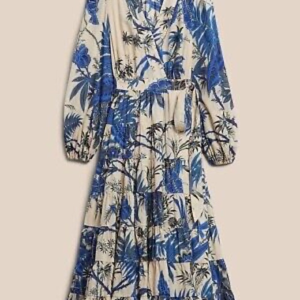 Banana Republic Stampa Wrap Dress new